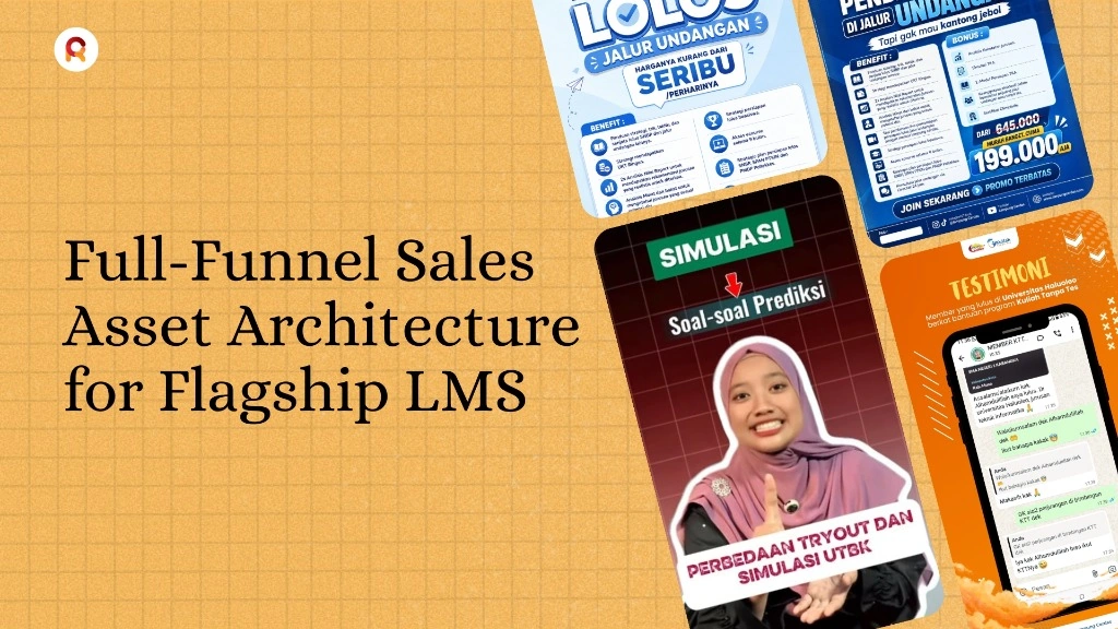 Full-Funnel Sales Asset Architecture: Driving 150,000+ Leads & 3,000+ Annual Conversions for Flagship LMS